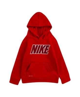 nike mens hoodie red