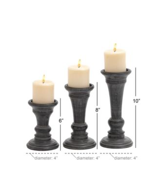 Traditional Candle Holders, Set of 3