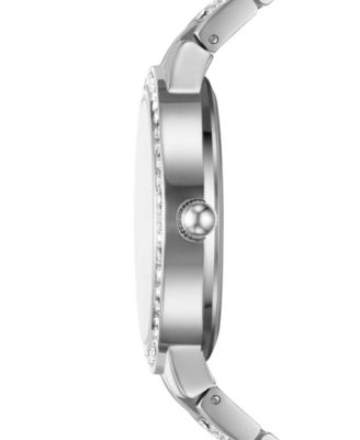 Women's Silver Bracelet Watch Gift Set, 35mm