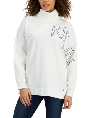 Calvin Klein Logo Cowl Neck Sweatshirt 