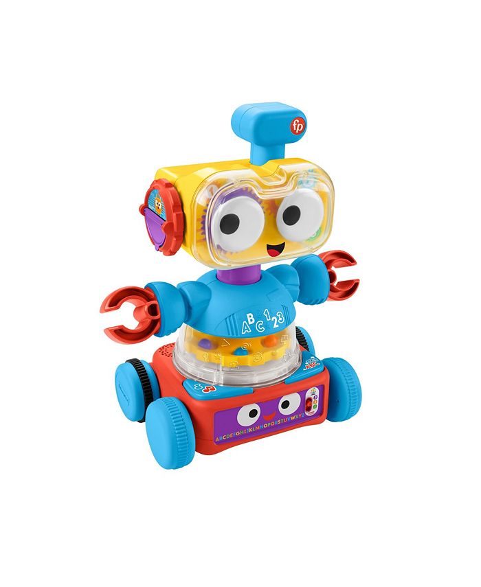 Fisher Price Fisher-Price 4-in-1 Robot Baby Preschool Toy with Lights & Music - Macy's