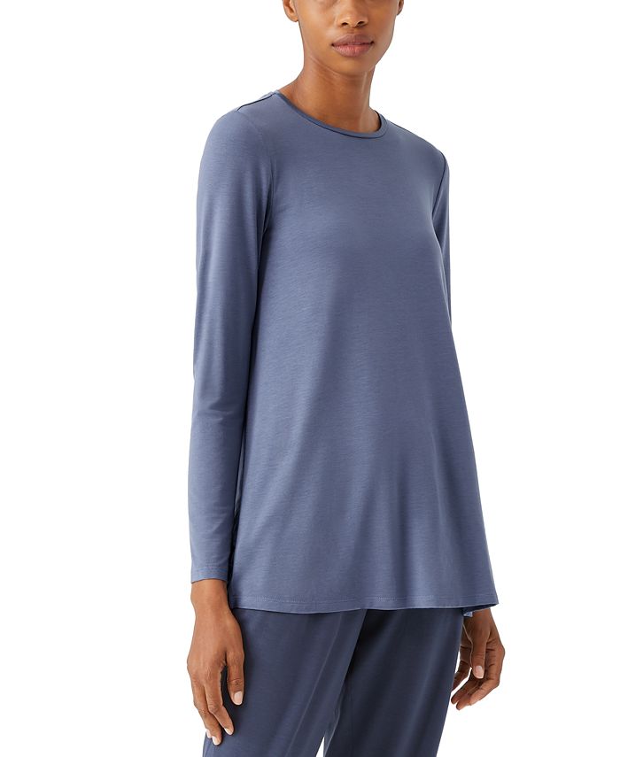 Eileen Fisher Long Sleeve Top Macy s