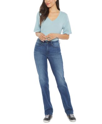 nydj relaxed straight jeans