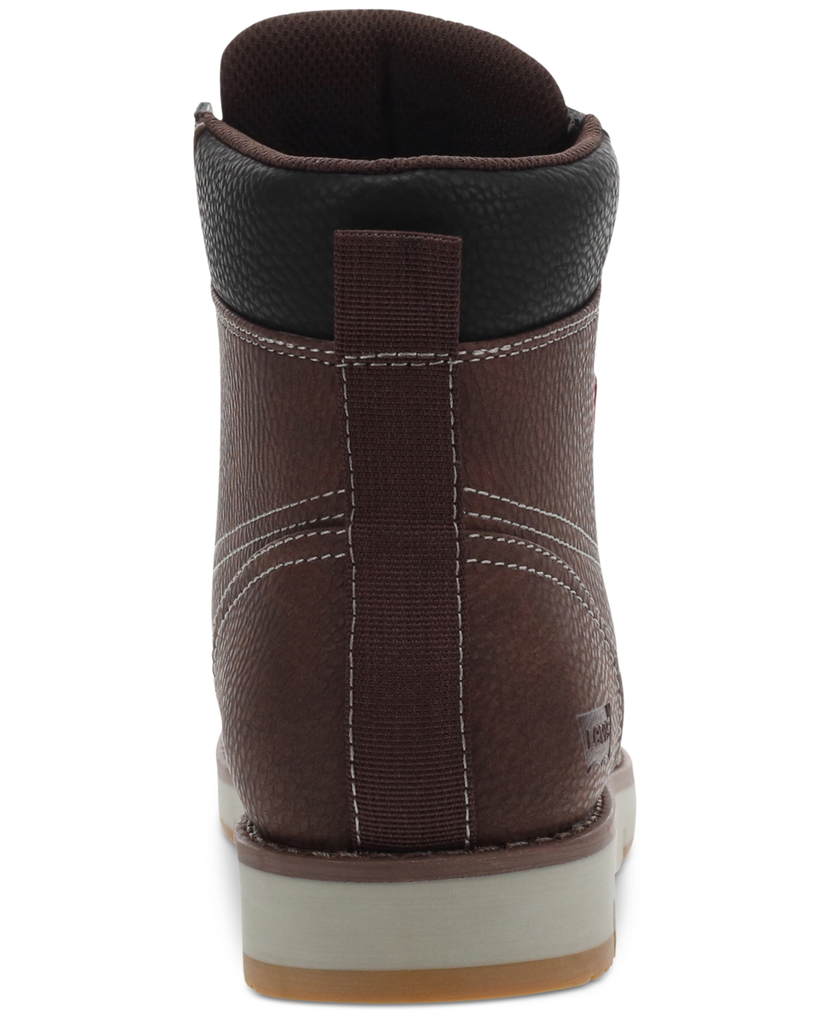 Levi's Men's Dean Wx Ul Faux-Leather Rugged Casual Hiker Chukka Boots -black