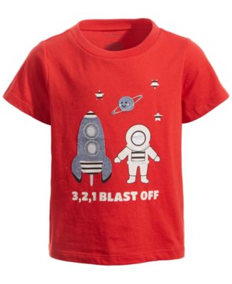 First Impressions Baby Boys Blast Off-Graphic T-Shirt, Created for Macy ...