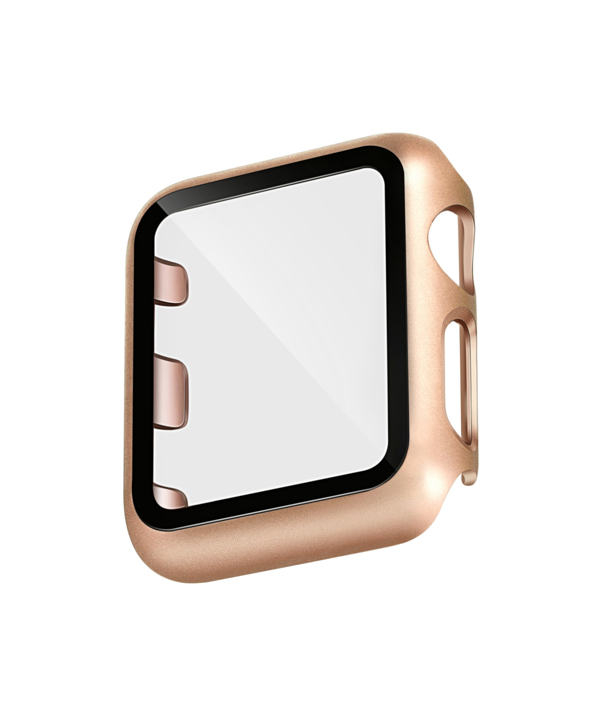 Rose Gold Tone/Gold Tone Full Protection Bumper with Integrated Glass Cover Compatible with 40mm Apple Watch - Gold
