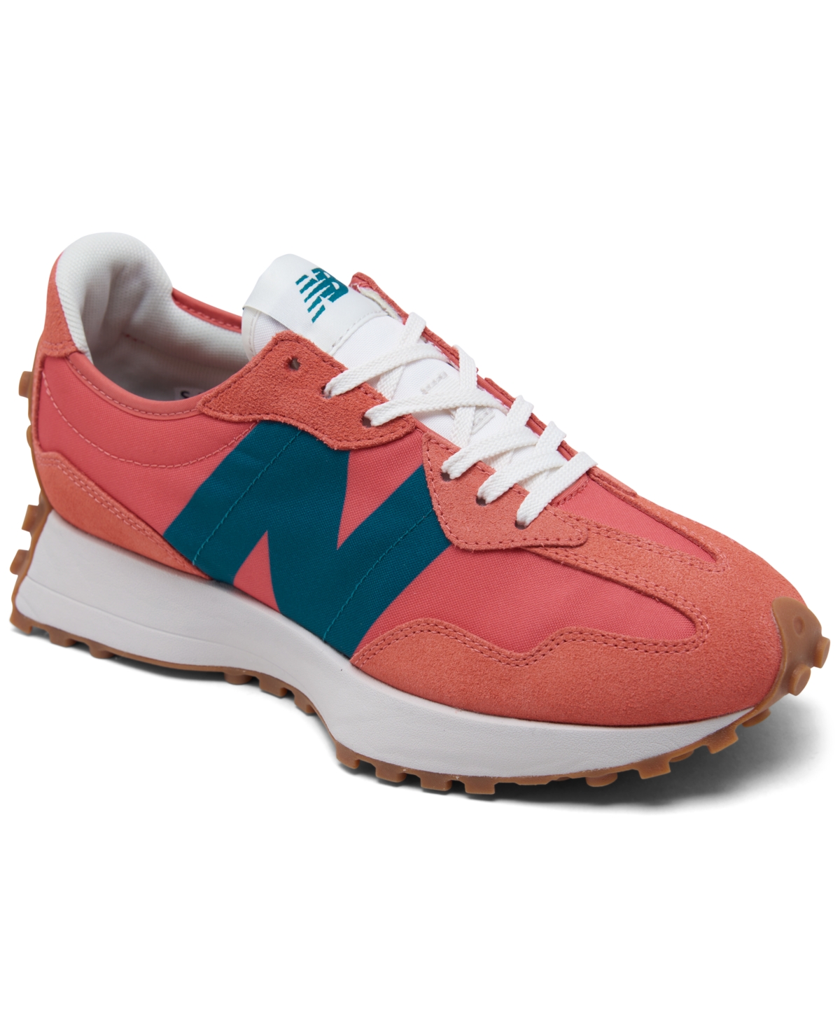 new balance 327 earth red with mountain teal