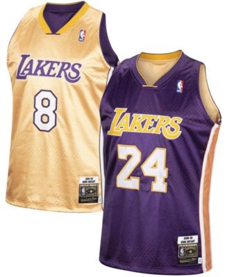 Kobe Bryant Los Angeles Lakers adidas Net Number T-Shirt - Gold