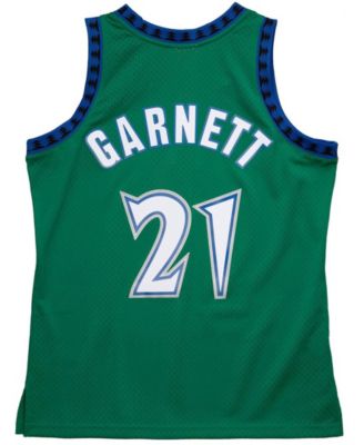 Mitchell & Ness Men's Kevin Garnett Green Minnesota