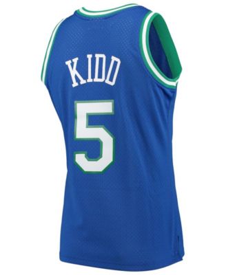 Men's Jason Kidd Blue Dallas Mavericks 1994-95 Hardwood Classics Swingman Player Jersey