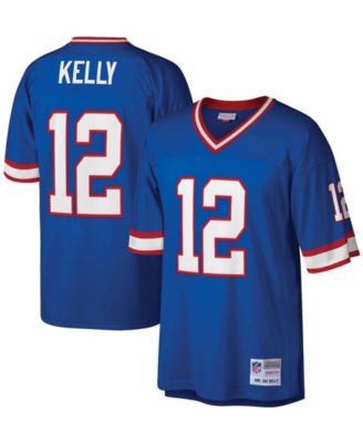 Men's Jim Kelly Buffalo Bills Mitchell & Ness NFL Blue Throwback Jersey