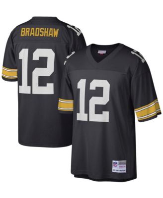 Women's Mitchell & Ness Terry Bradshaw Black Pittsburgh Steelers Legacy Replica Player Jersey Size: Small