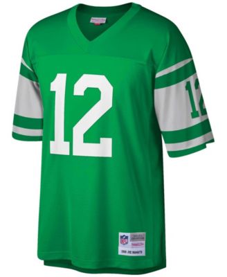 Men's Big and Tall Joe Namath Kelly Green New York Jets Legacy Replica Jersey