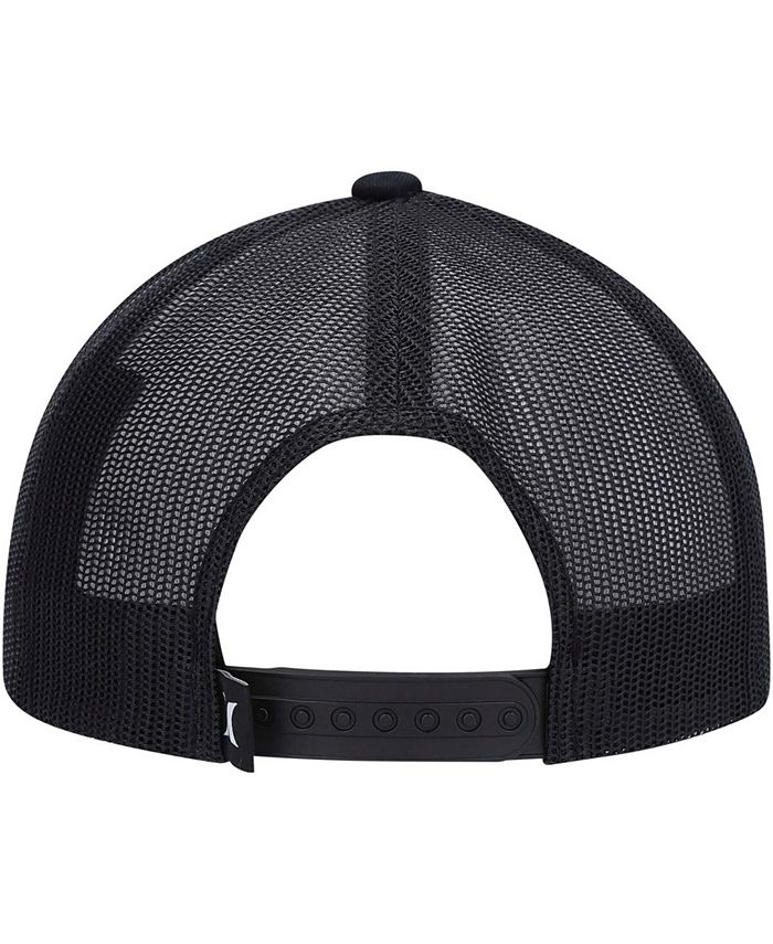 Hurley Men's Black Staple Destination United States Trucker Snapback