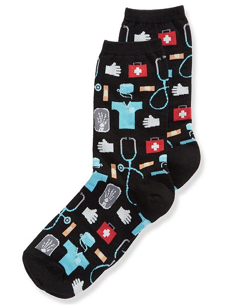 Hot Sox Women S Doctor Fashion Crew Socks Reviews Handbags