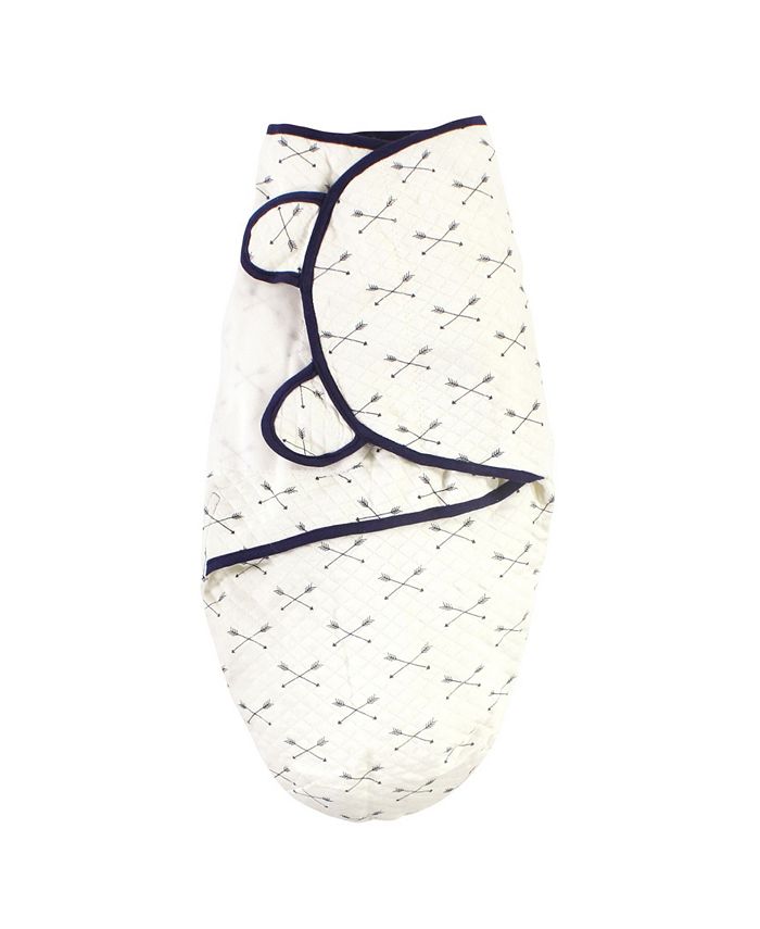 Hudson Baby Baby Boys Quilted Swaddle Wrap, Pack of 3 Macy's