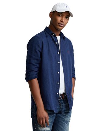 Polo Ralph Lauren Men's Classic Fit Linen Shirt & Reviews - Casual  Button-Down Shirts - Men - Macy's