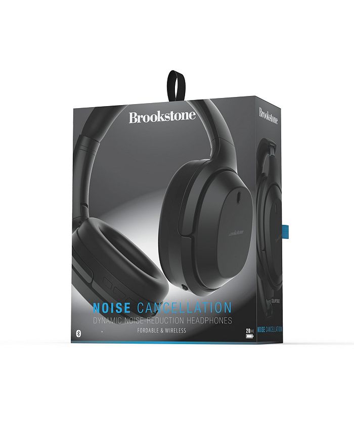 Brookstone Active Noise Cancelling Bluetooth Headphones Macy