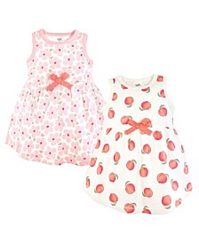 Baby Girls Organic Cotton Dress, Set of 2