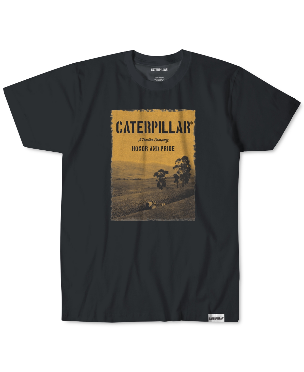 Caterpillar Men's Foundation Honor & Pride Logo Graphic T-Shirt