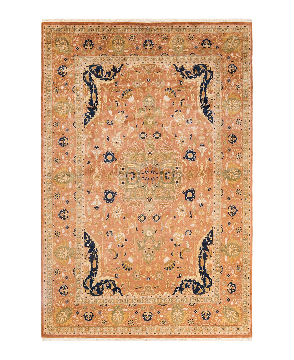 Closeout! Adorn Hand Woven Rugs Mogul M1289 6' x 9'3in Area Rug - Brown