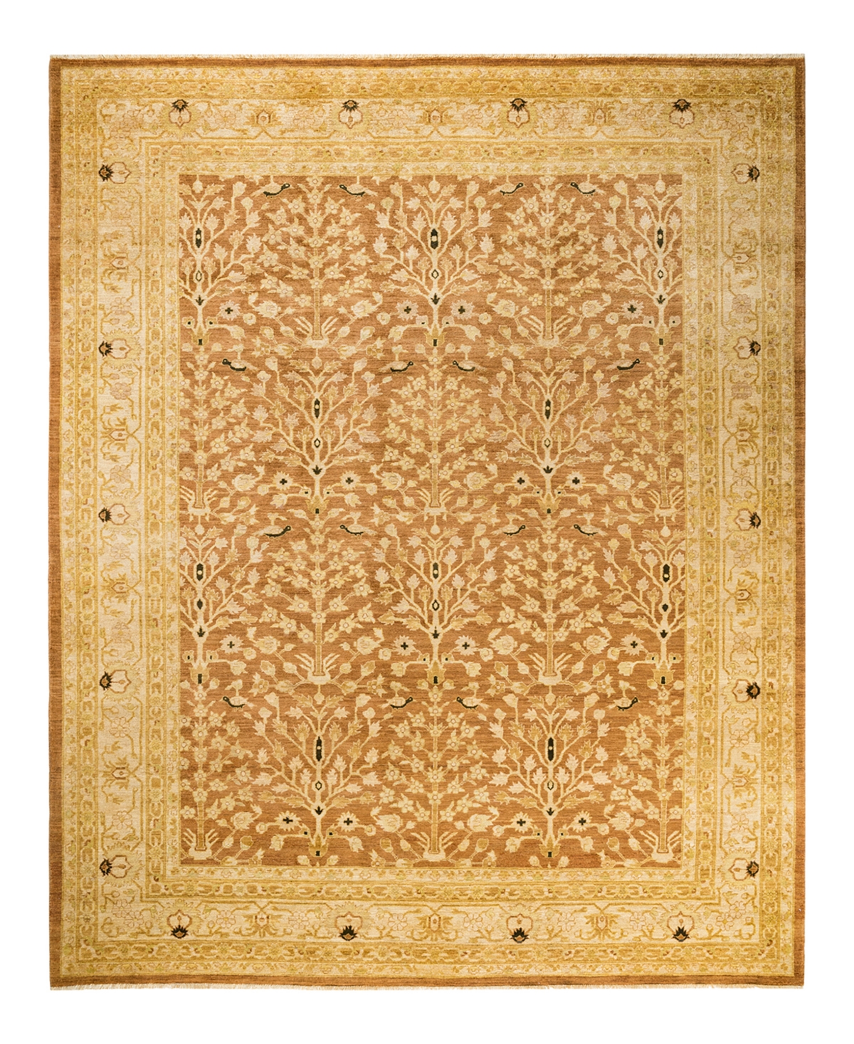 Closeout! Adorn Hand Woven Rugs Eclectic M1387 9'2in x 11'10in Area Rug - Yellow