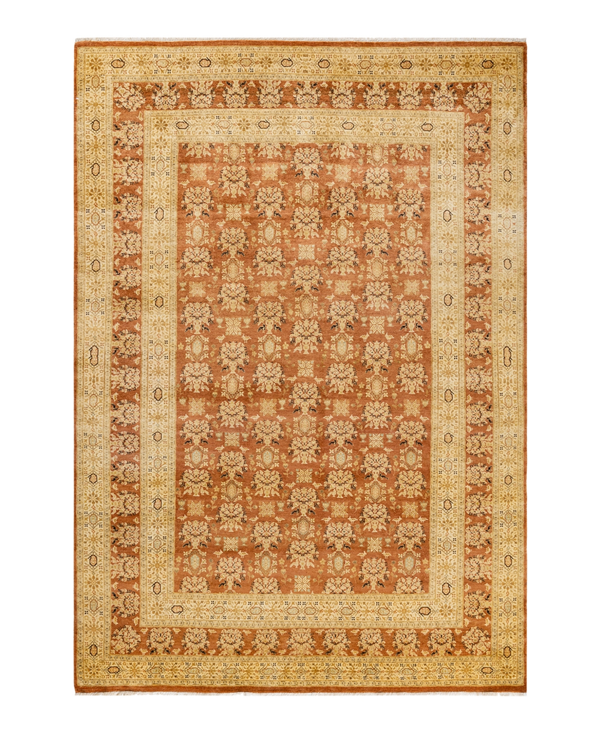 Closeout! Adorn Hand Woven Rugs Mogul M1450 6'2in x 8'10in Area Rug - Brown