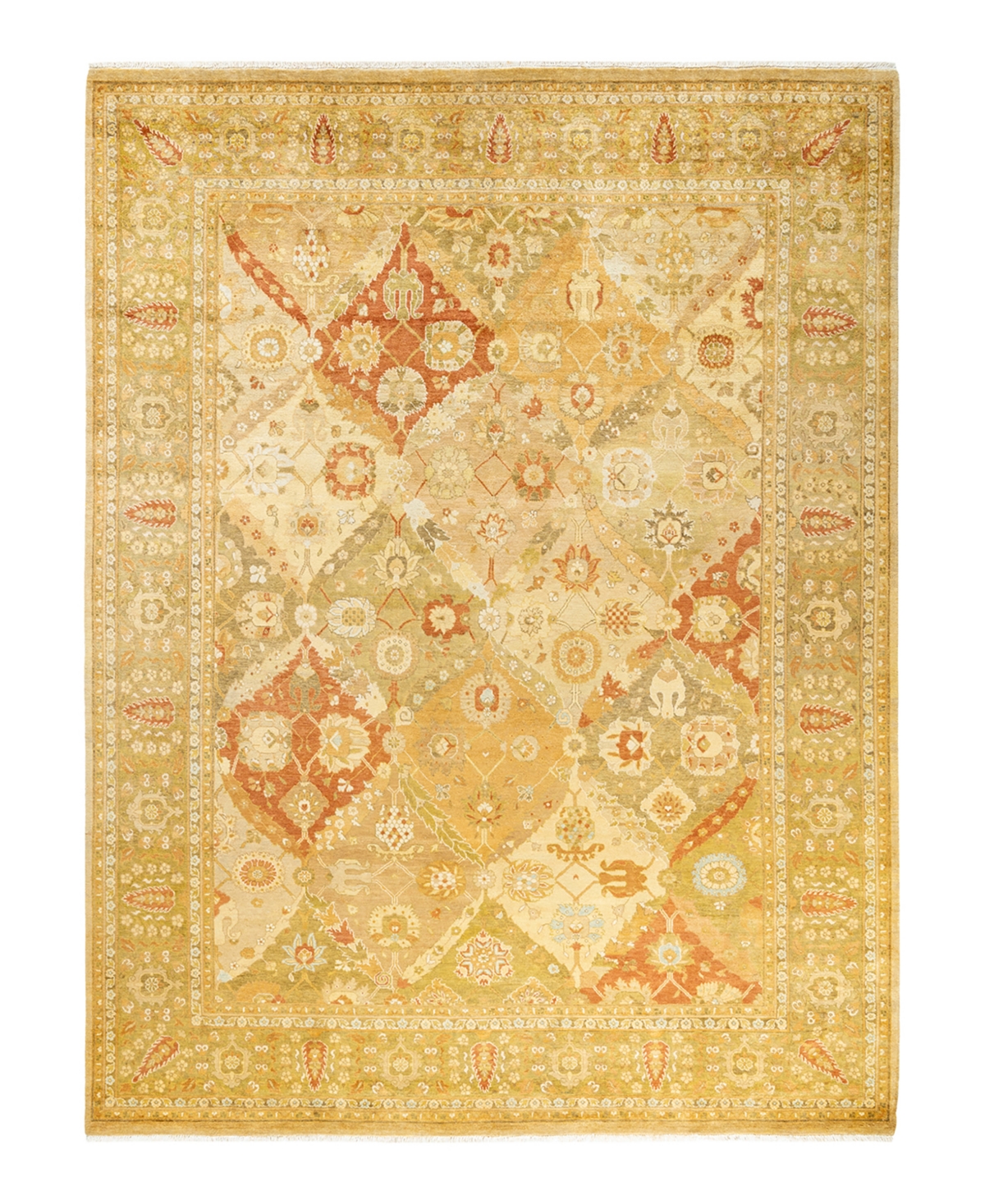 Closeout! Adorn Hand Woven Rugs Eclectic M1457 8' x 10'7in Area Rug - Yellow