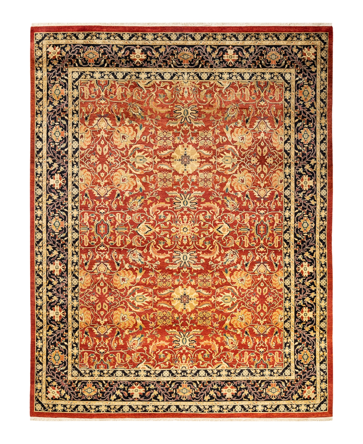 Closeout! Adorn Hand Woven Rugs Eclectic M1457 8' x 10'7in Area Rug - Orange