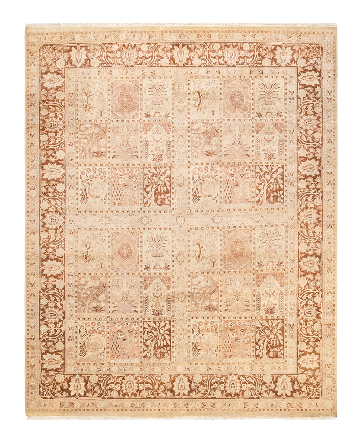 Closeout! Adorn Hand Woven Rugs Mogul M1482 8'3in x 10'5in Area Rug - Ivory