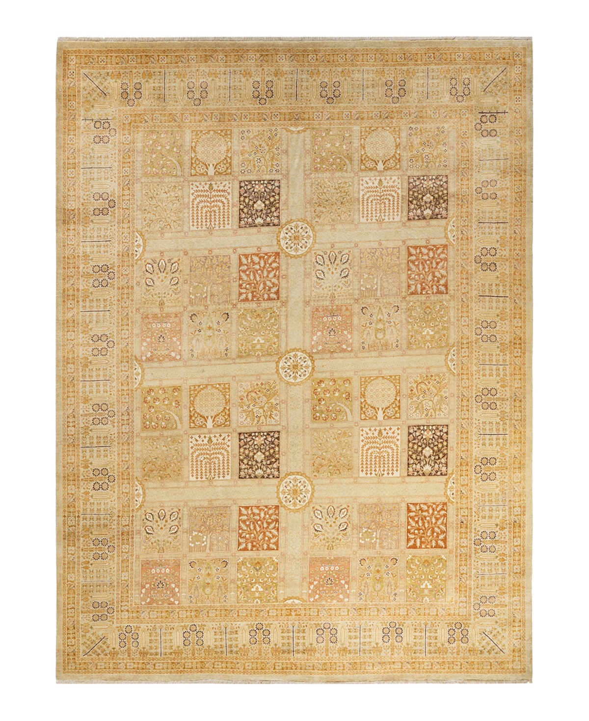 Closeout! Adorn Hand Woven Rugs Mogul M1521 8'1in x 11'1in Area Rug - Ivory