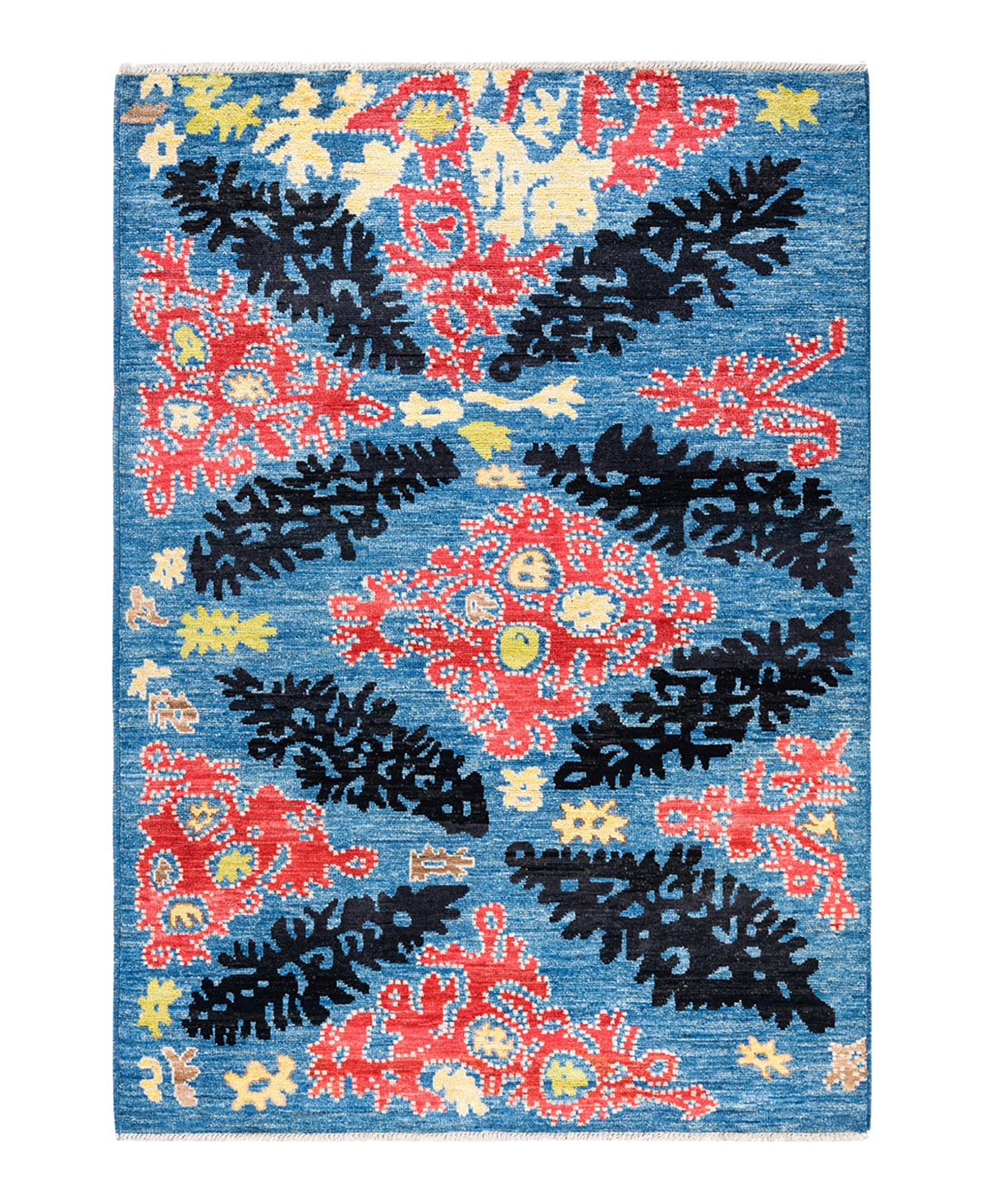Adorn Hand Woven Rugs Modern M1686 6'1in x 8'10in Area Rug - Mist