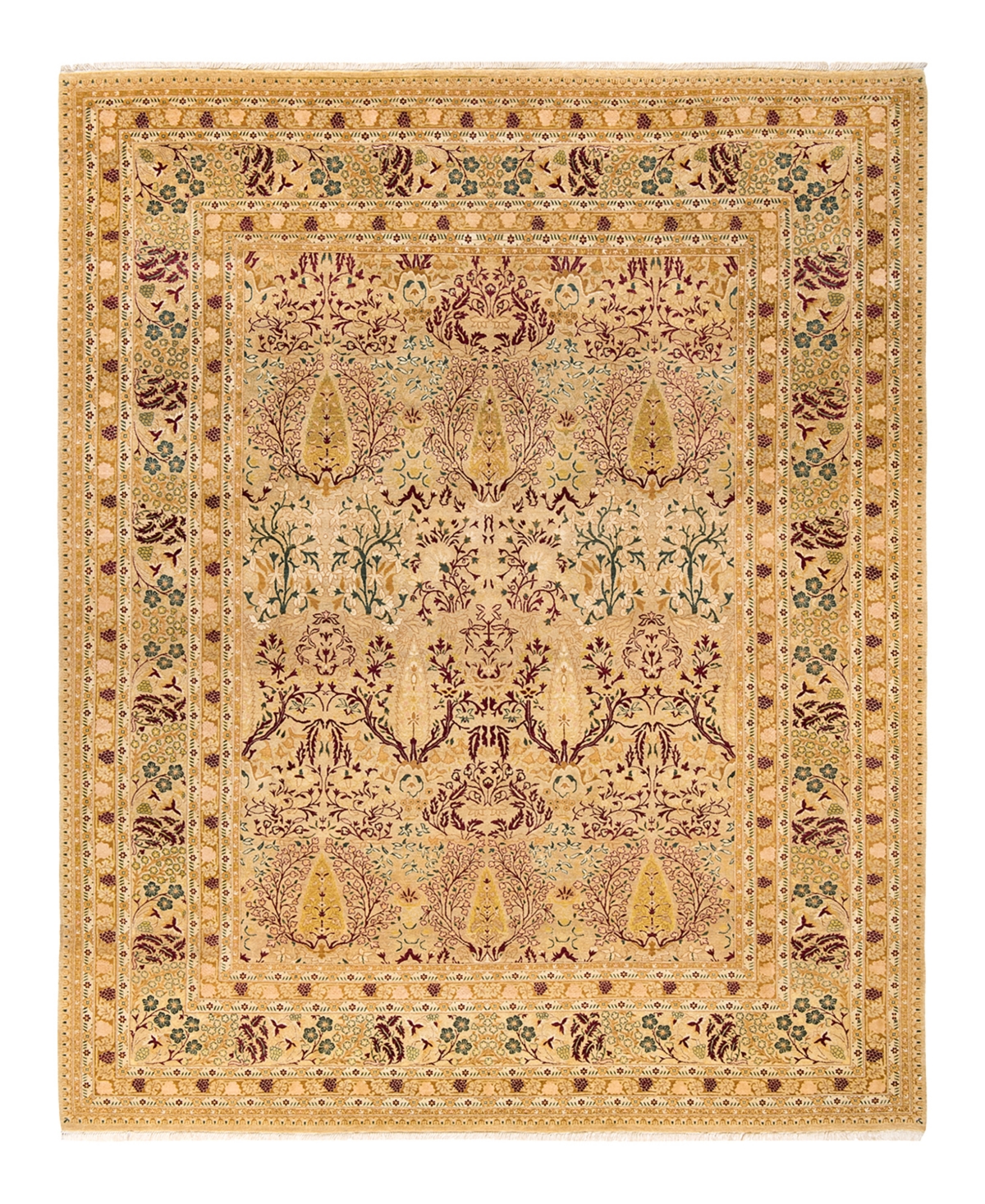 Closeout! Adorn Hand Woven Rugs Mogul M1404 8'4in x 10'7in Area Rug - Gold-Tone