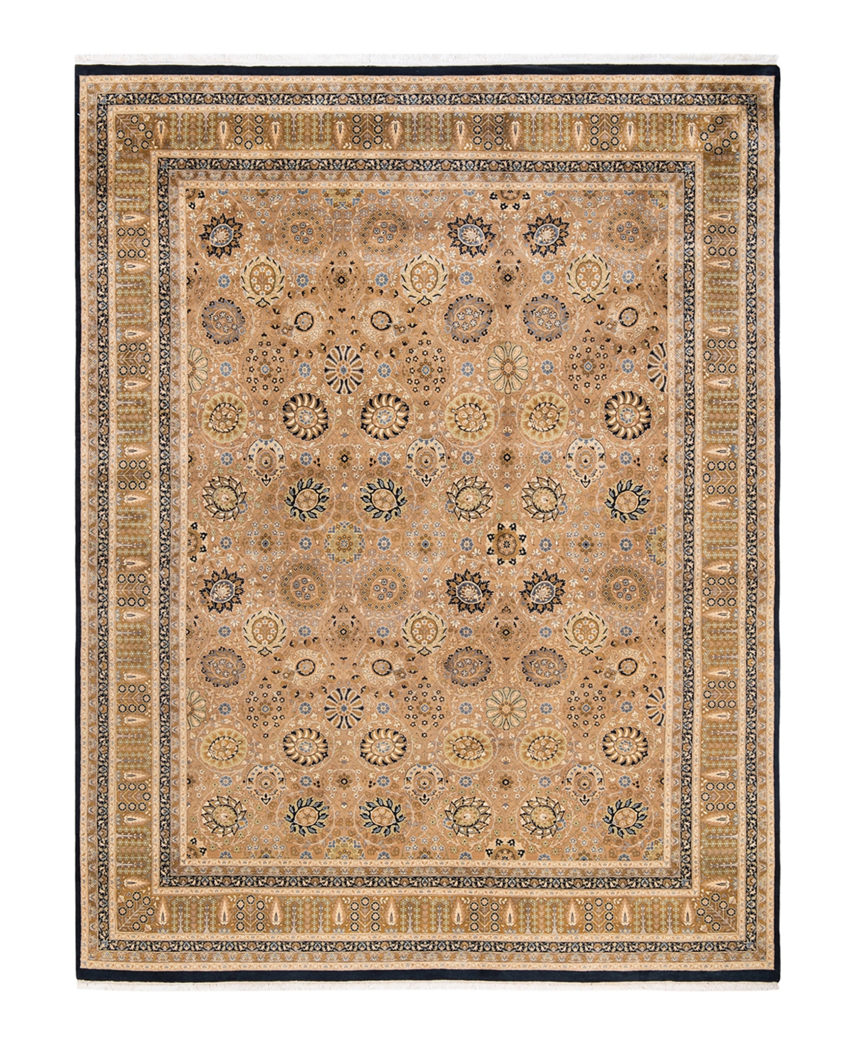 Closeout! Adorn Hand Woven Rugs Mogul M1599 7'10in x 10'7in Area Rug - Black