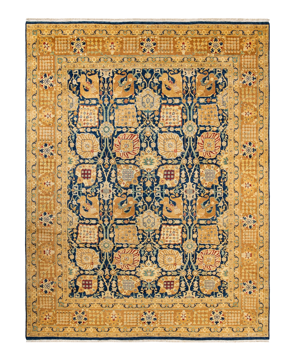 Closeout! Adorn Hand Woven Rugs Eclectic M1478 9' x 12'1in Area Rug - Blue