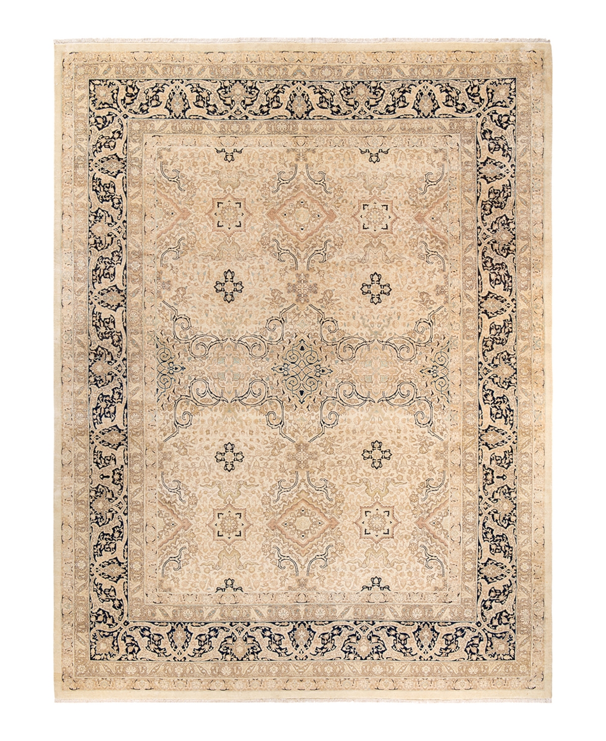Closeout! Adorn Hand Woven Rugs Mogul M1494 9'1in x 12'2in Area Rug - Ivory