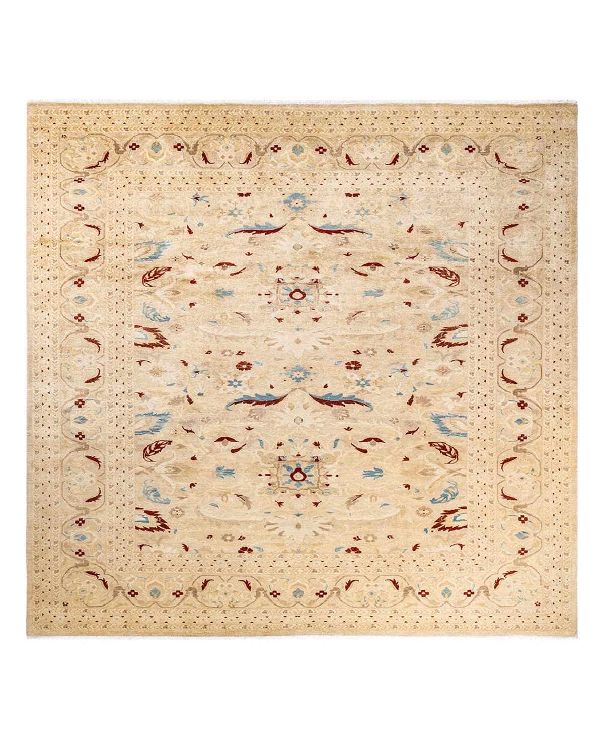 Closeout! Adorn Hand Woven Rugs Eclectic M1500 9'1in x 11'4in Area Rug - Ivory