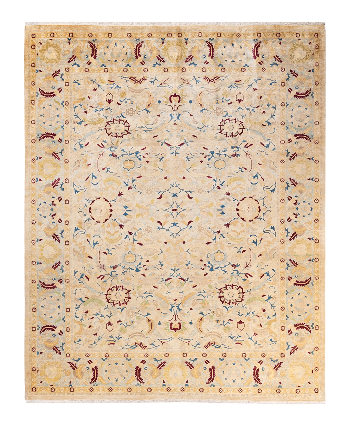 Closeout! Adorn Hand Woven Rugs Mogul M1182 8'1in x 10'4in Area Rug - Ivory