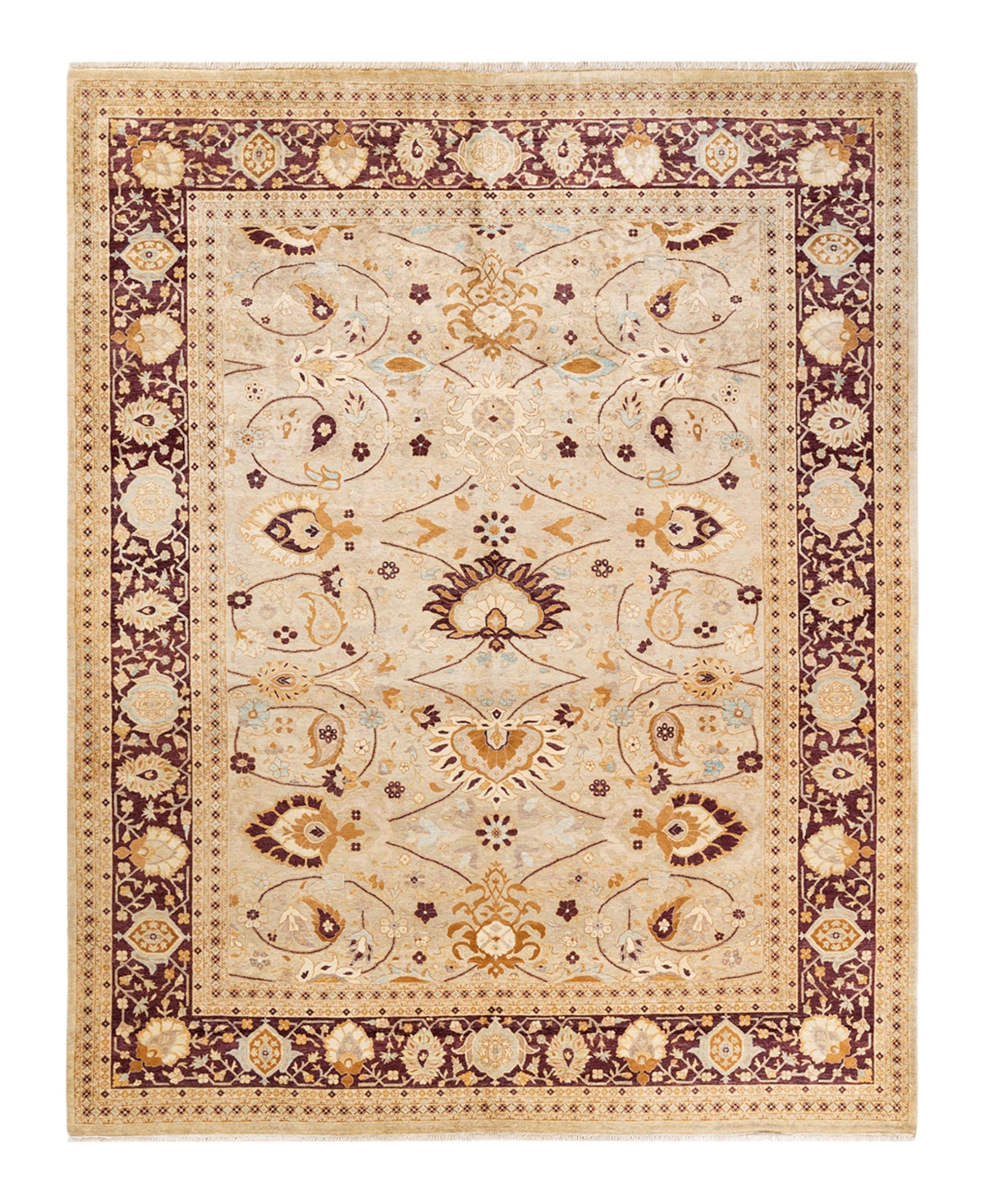 Closeout! Adorn Hand Woven Rugs Mogul M1130 8'2in x 10'4in Area Rug - Ivory