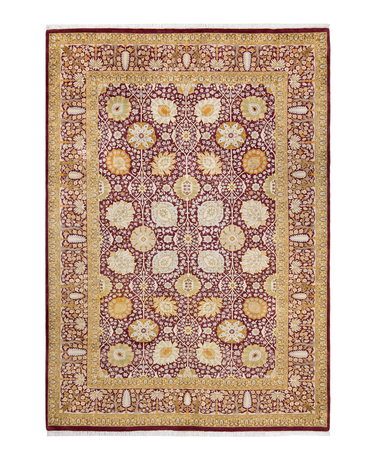 Closeout! Adorn Hand Woven Rugs Mogul M1427 6'2in x 8'10in Area Rug - Purple