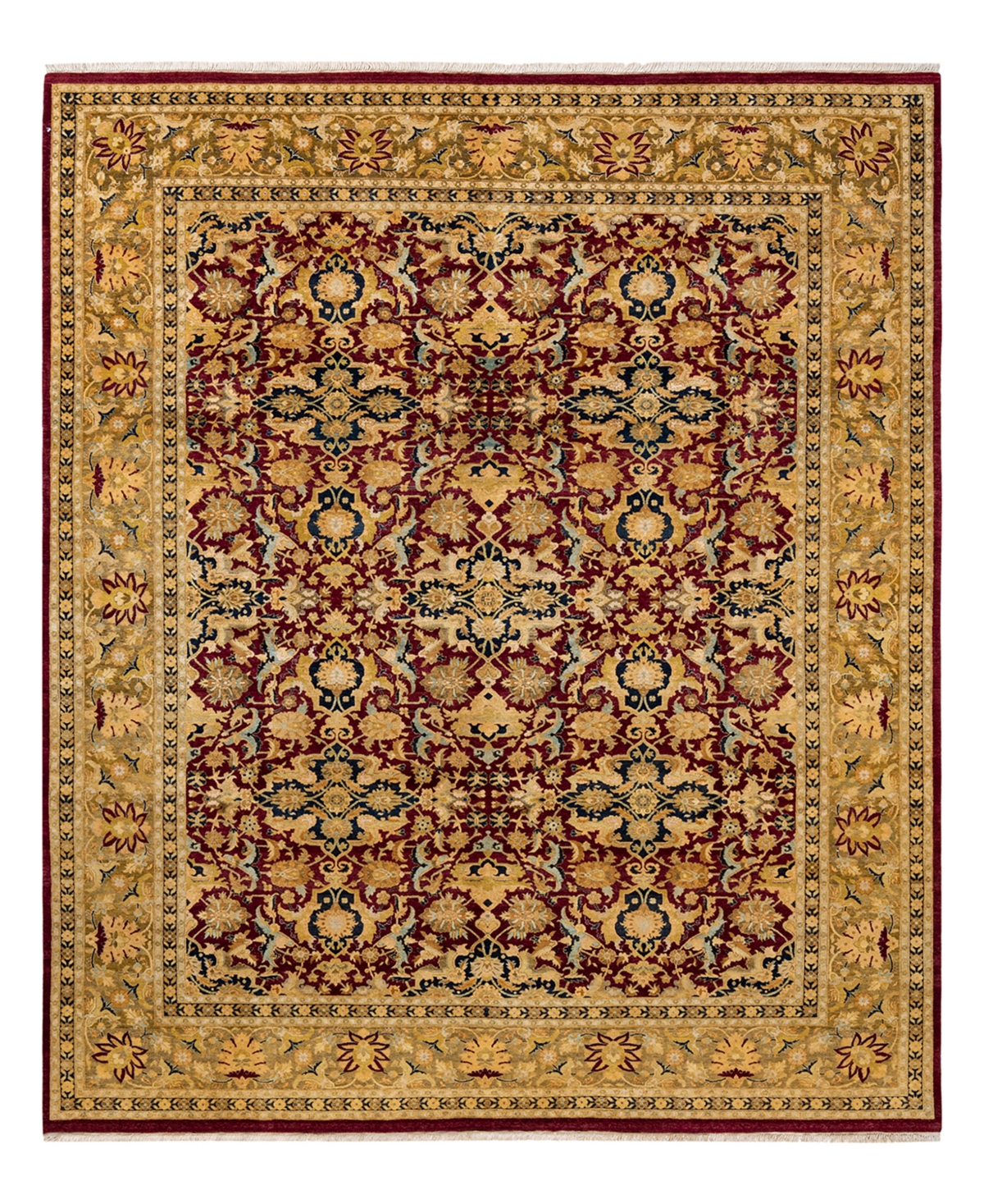 Closeout! Adorn Hand Woven Rugs Mogul M1426 7'10in x 9'7in Area Rug - Red