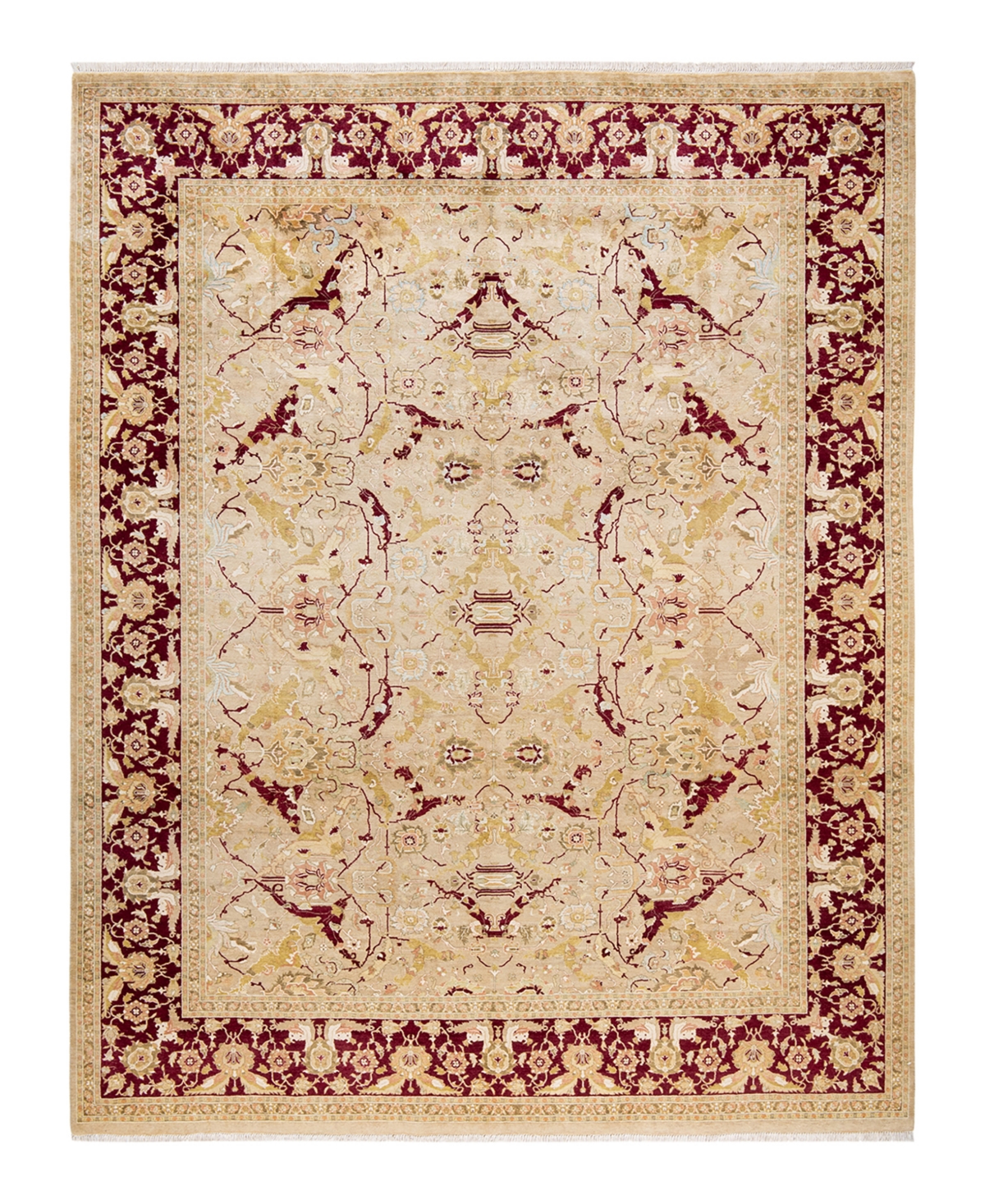 Closeout! Adorn Hand Woven Rugs Mogul M1285 8'1in x 10'5in Area Rug - Yellow