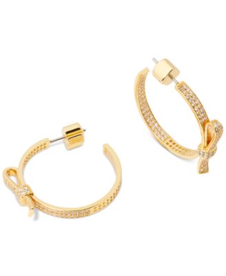 kate spade gold hoop earrings