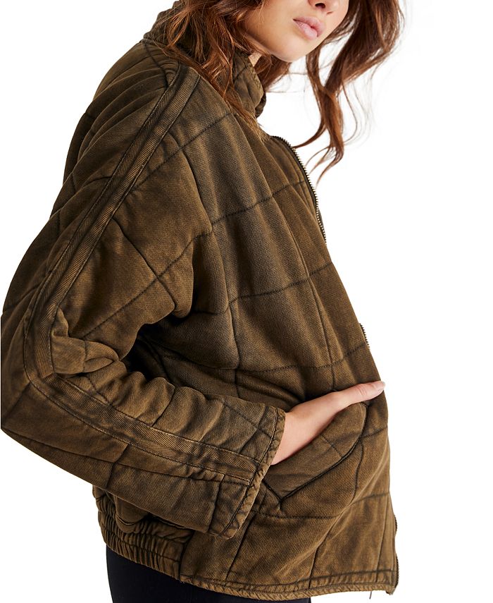Free People Quilted DolmanSleeve Jacket & Reviews Jackets & Blazers