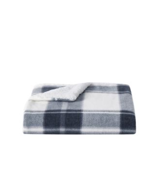 Cozy Teddy Plaid Blanket, King