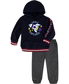 Little Boys Hoodie and Jogger Set, 2 Piece