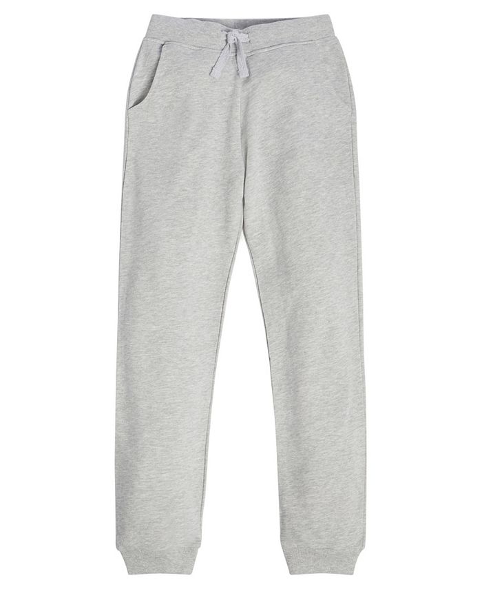 GUESS Big Boys Classic Logo Organic French Terry Pull on Active Joggers ...
