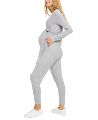 Knit Maternity Jumpsuit