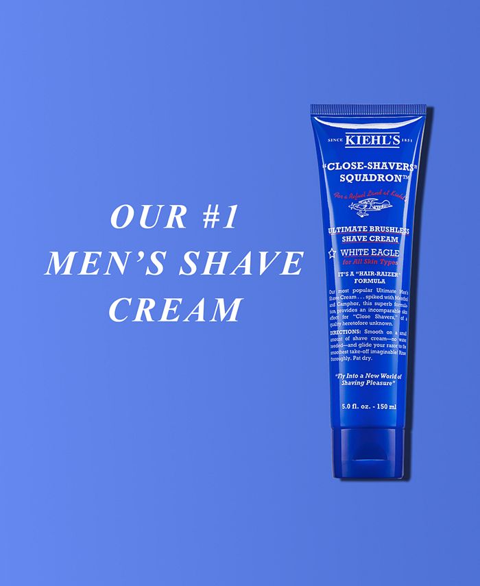 Kiehl's Since 1851 Ultimate Brushless Shave Cream with Menthol White