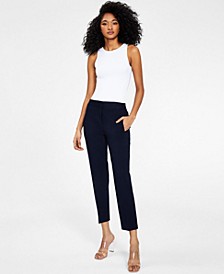 Women's Compression Straight-Leg Ankle Pants, Created for Macy's